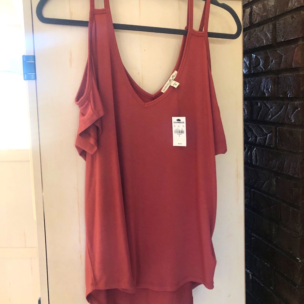 EXPRESS cold shoulder top (NEW)